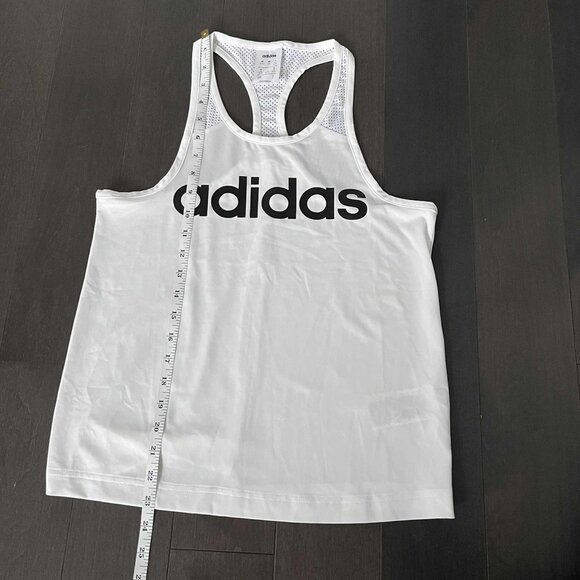 Women's White Adidas Activewear Tank Top Size XS - Picture 4 of 6